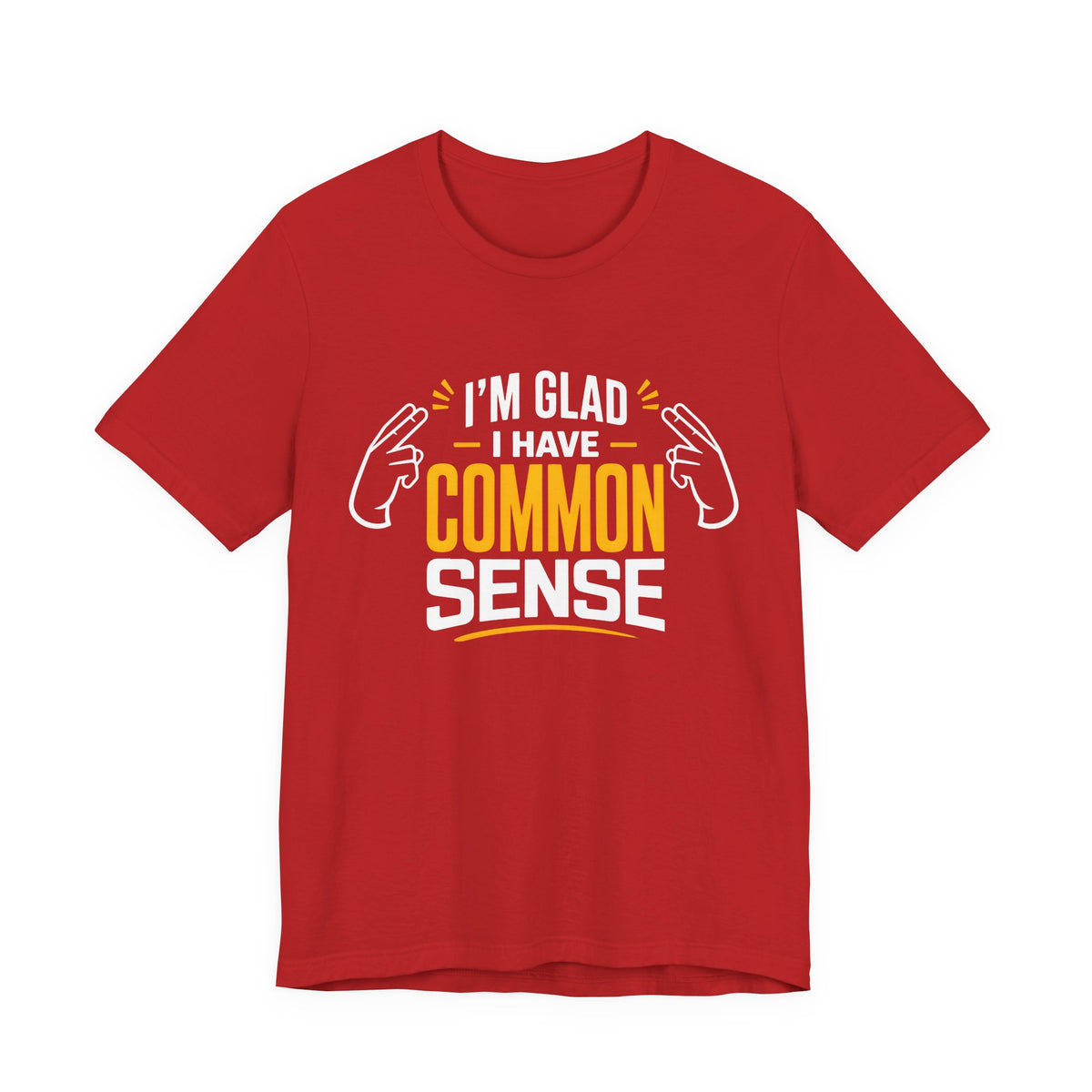 Common Sense & 100% IQ Graphic Tee.
