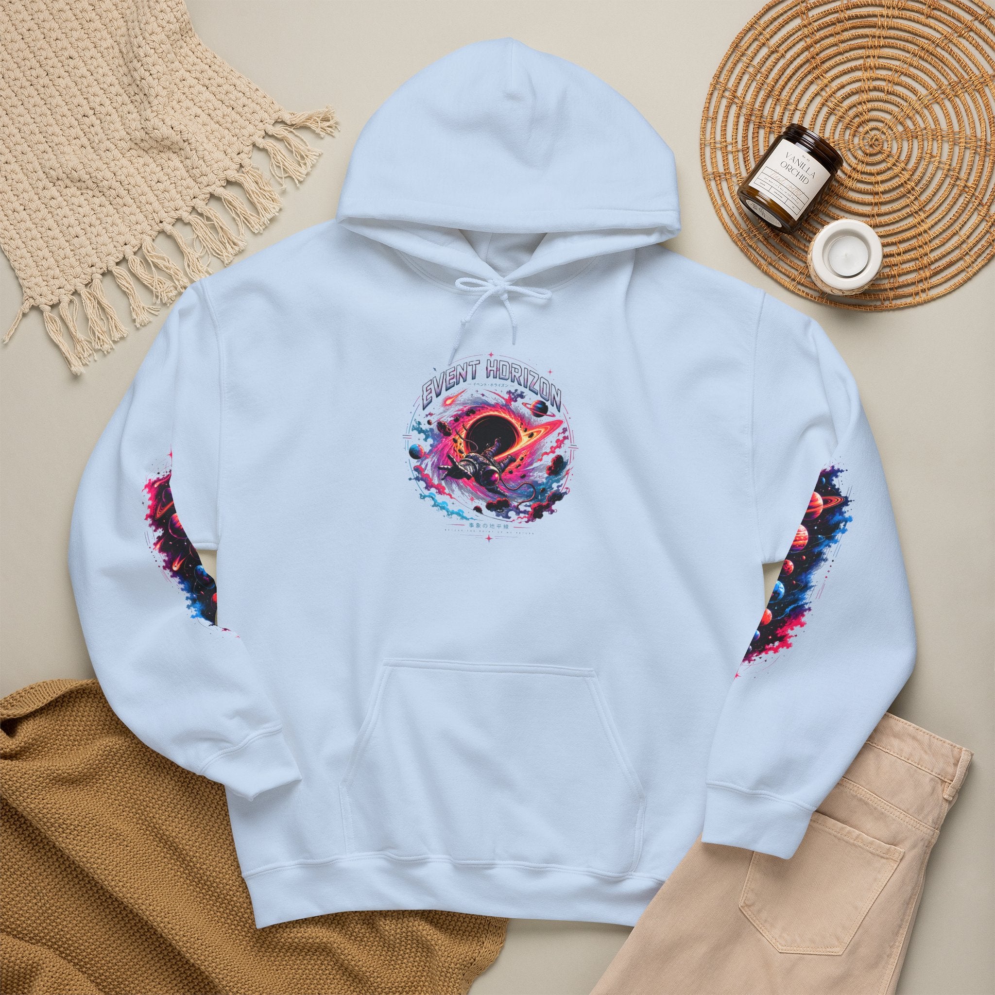 Event Horizon Black Hole Unisex Hoodie.