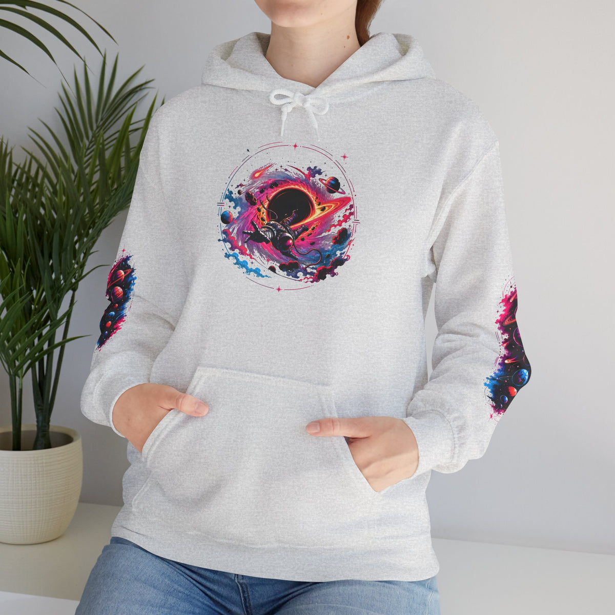 Event Horizon Black Hole Unisex Hoodie.