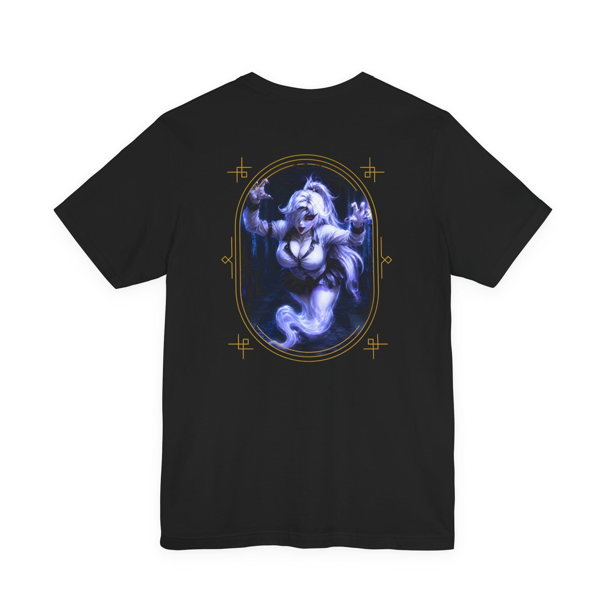 Haunted Beauty Graphic Tee - Anime Streetwear T-Shirt