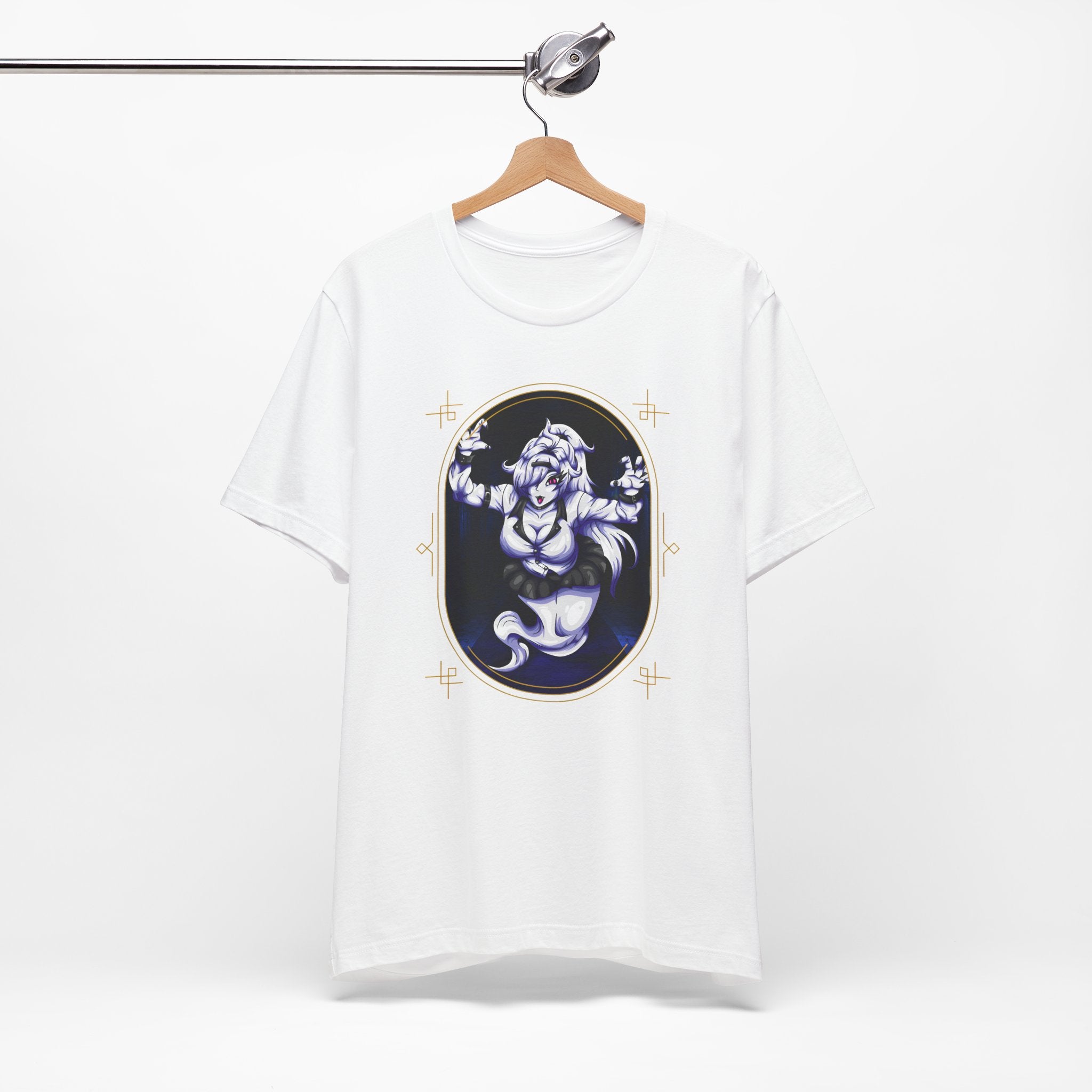 Haunted Beauty Graphic Tee - Anime Streetwear T-Shirt