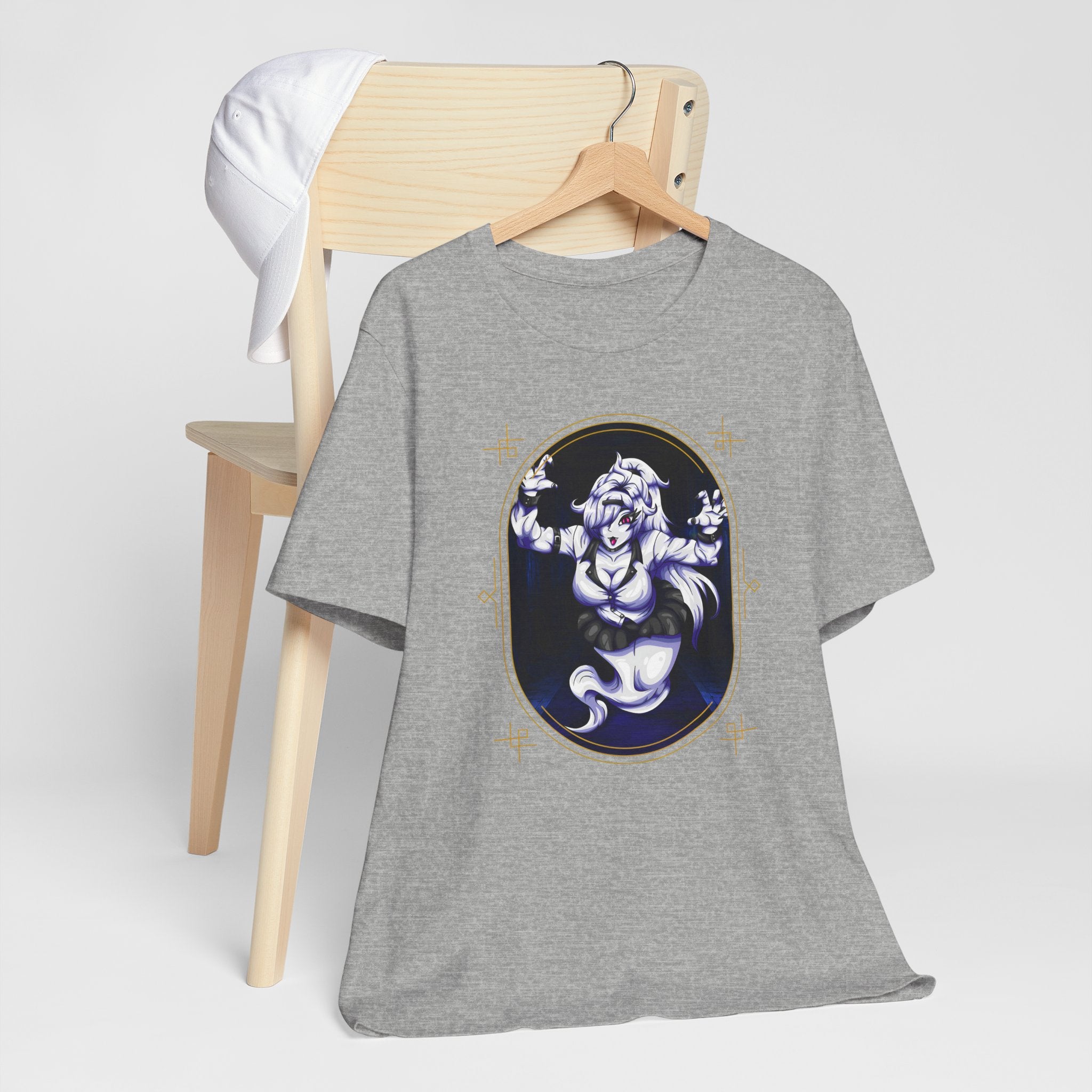 Haunted Beauty Graphic Tee - Anime Streetwear T-Shirt