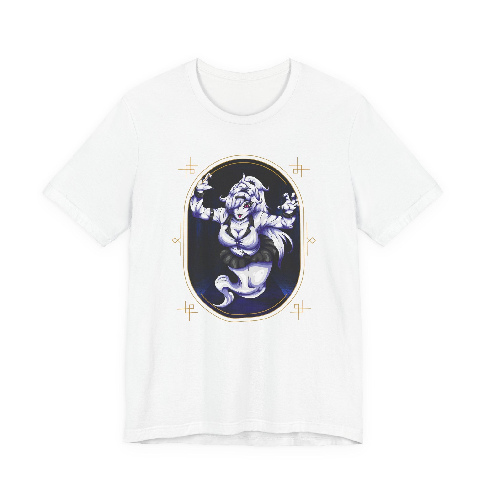 Haunted Beauty Graphic Tee - Anime Streetwear T-Shirt