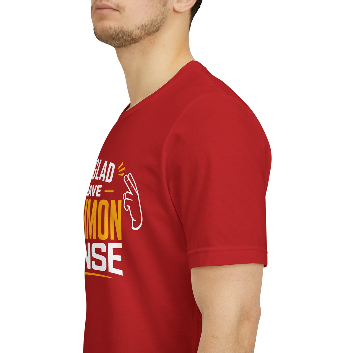 Common Sense & 100% IQ Graphic Tee.