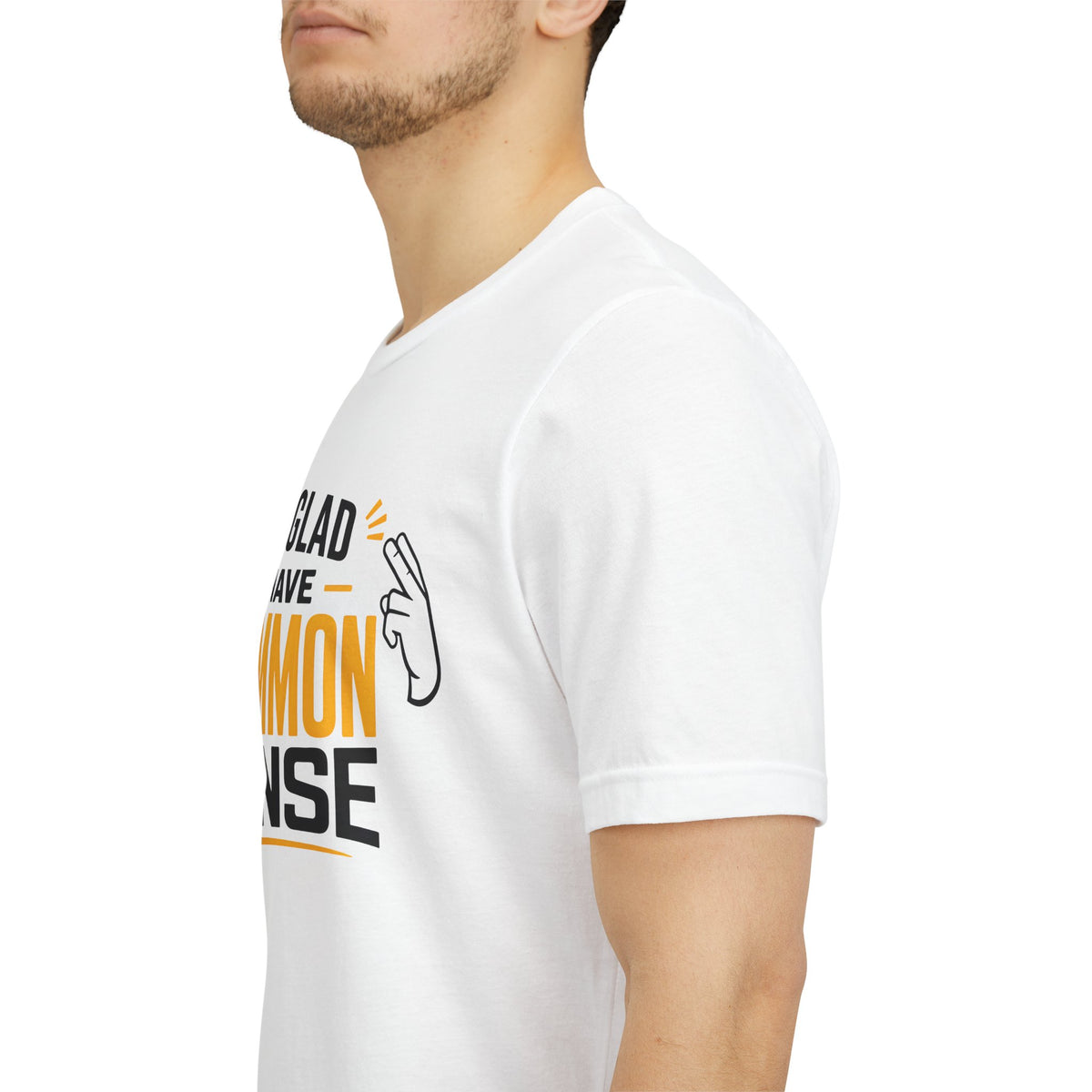 Common Sense & 100% IQ Graphic Tee.