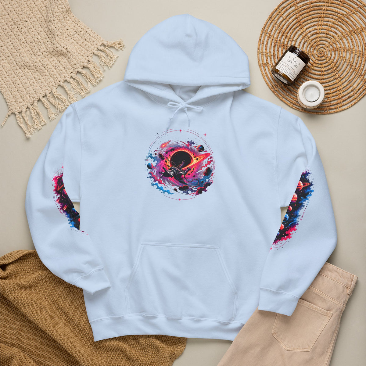 Event Horizon Black Hole Unisex Hoodie.