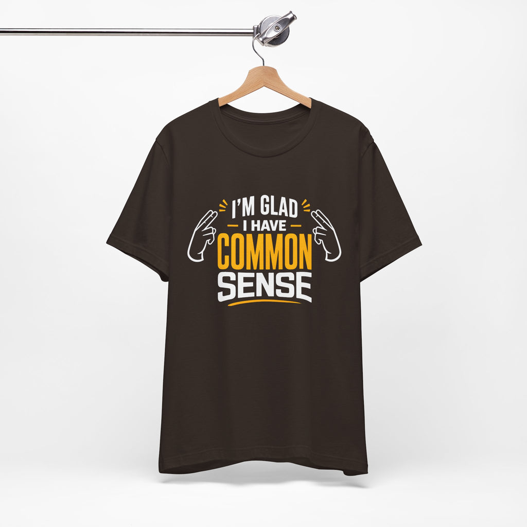 Common Sense & 100% IQ Graphic Tee.