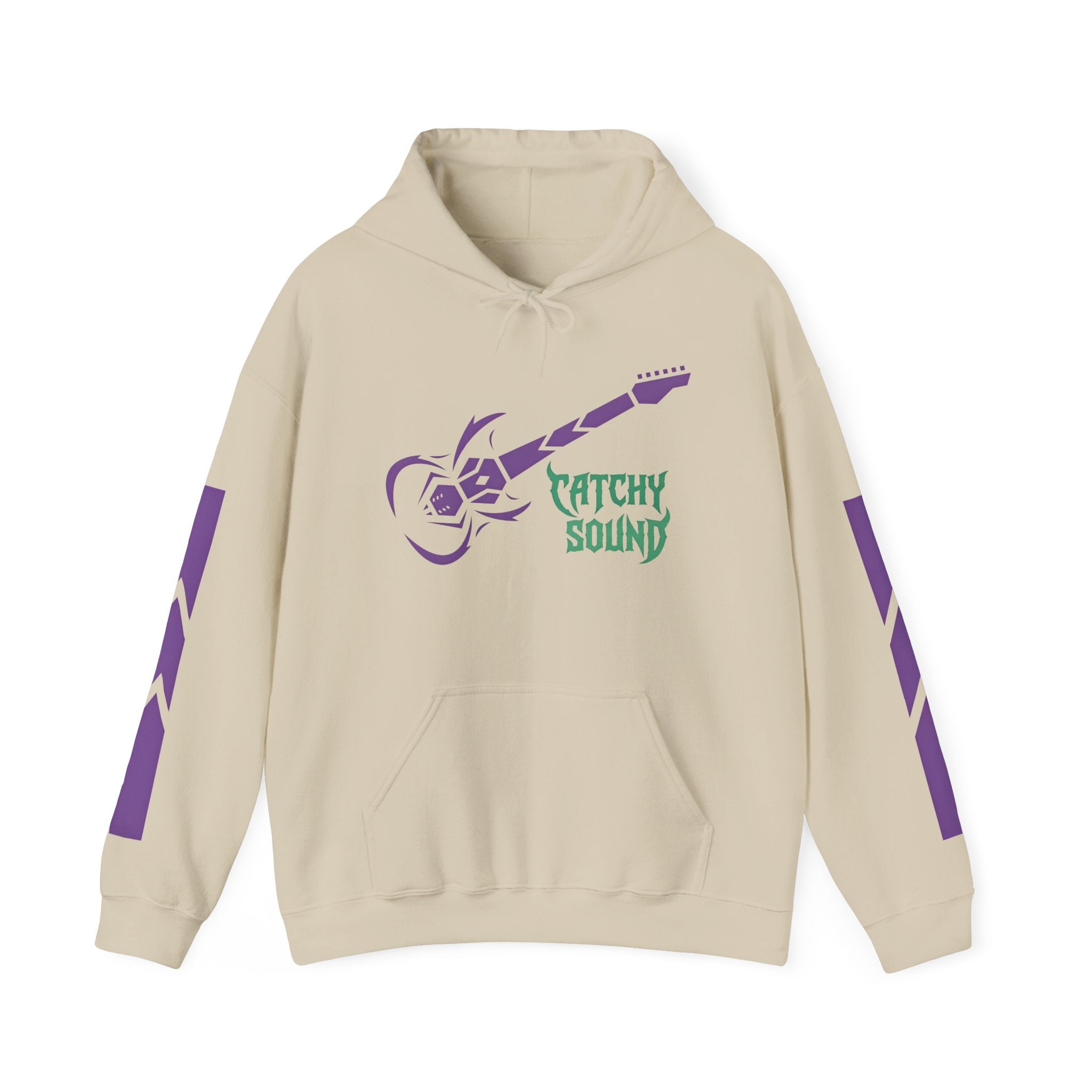 Catchy Sound Electric Guitar Graphic Unisex Hoodie.