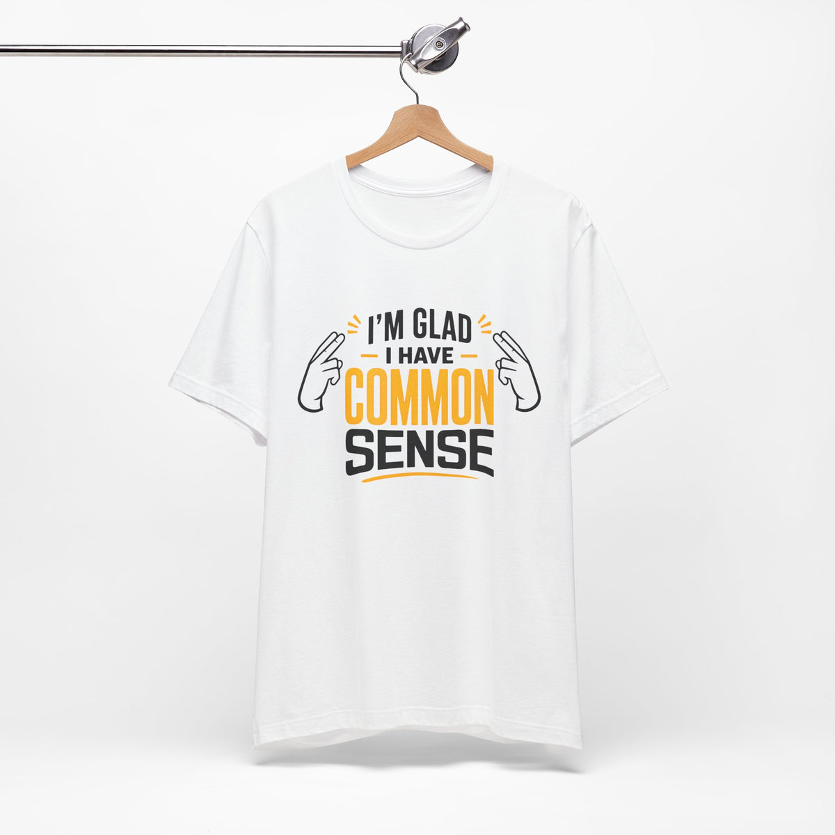 Common Sense & 100% IQ Graphic Tee.