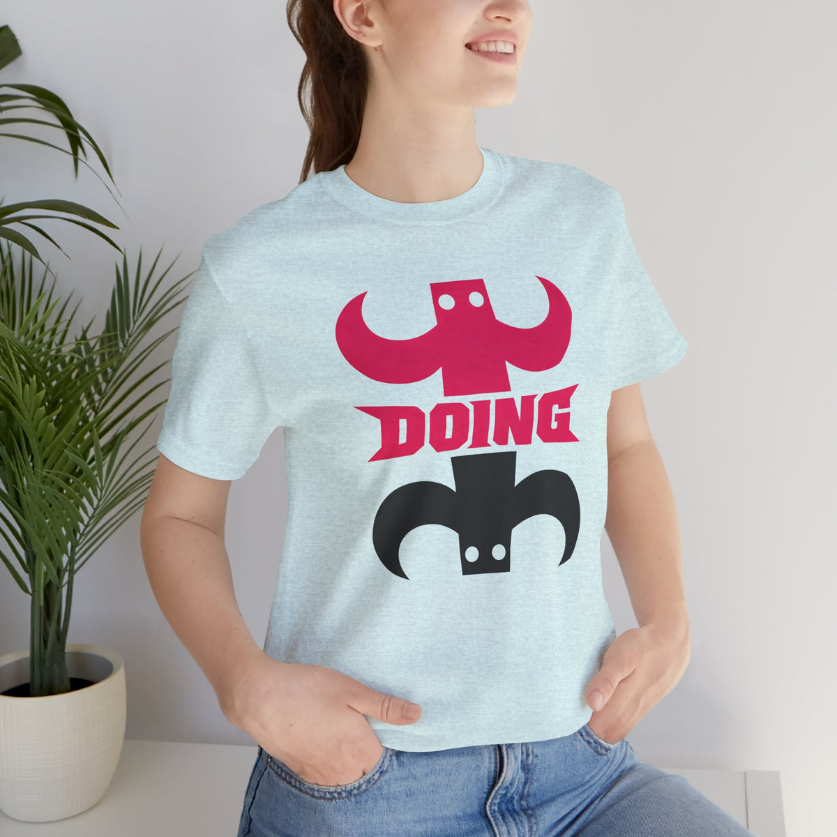 Minimalist Figures "DOING and THINKING" Graphic Tee