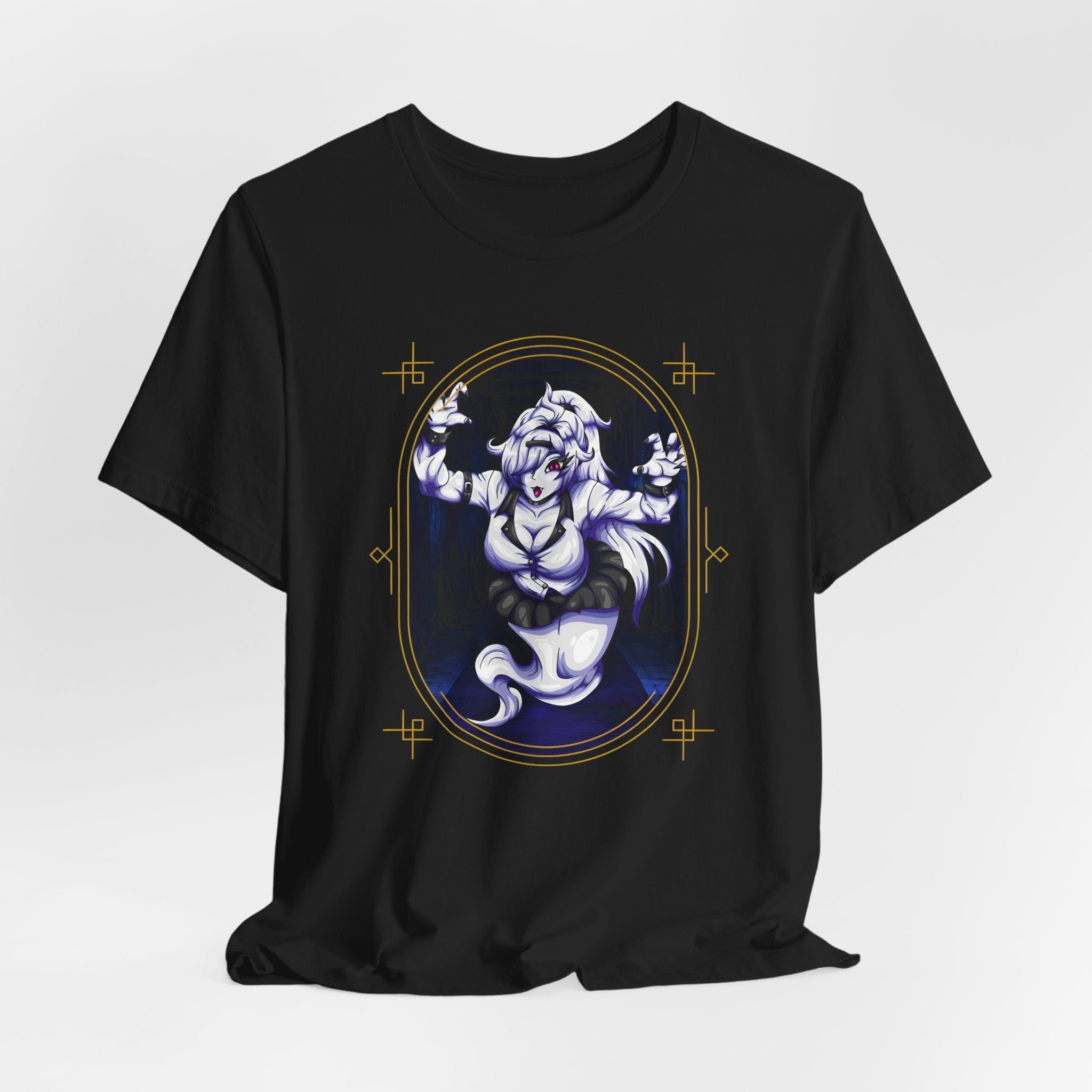 Haunted Beauty Graphic Tee - Anime Streetwear T-Shirt