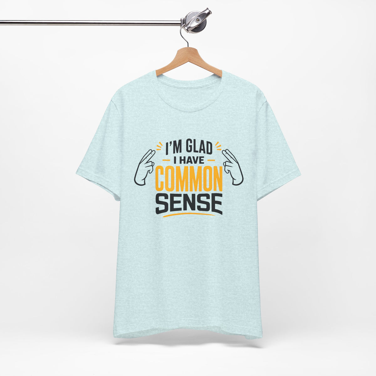Common Sense & 100% IQ Graphic Tee.