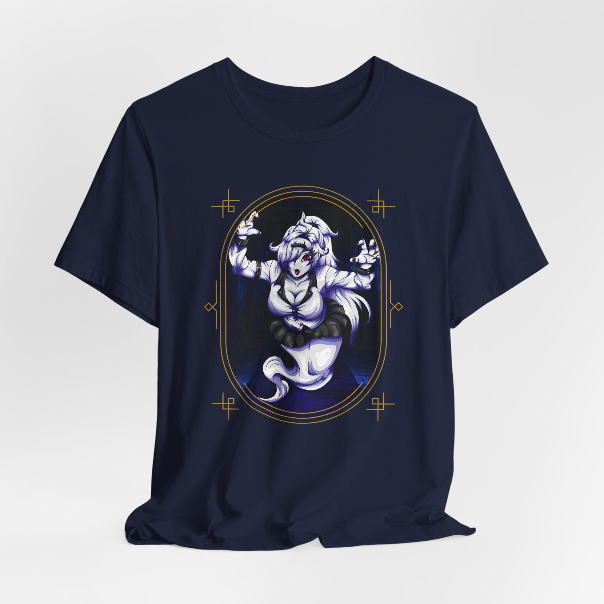 Haunted Beauty Graphic Tee - Anime Streetwear T-Shirt