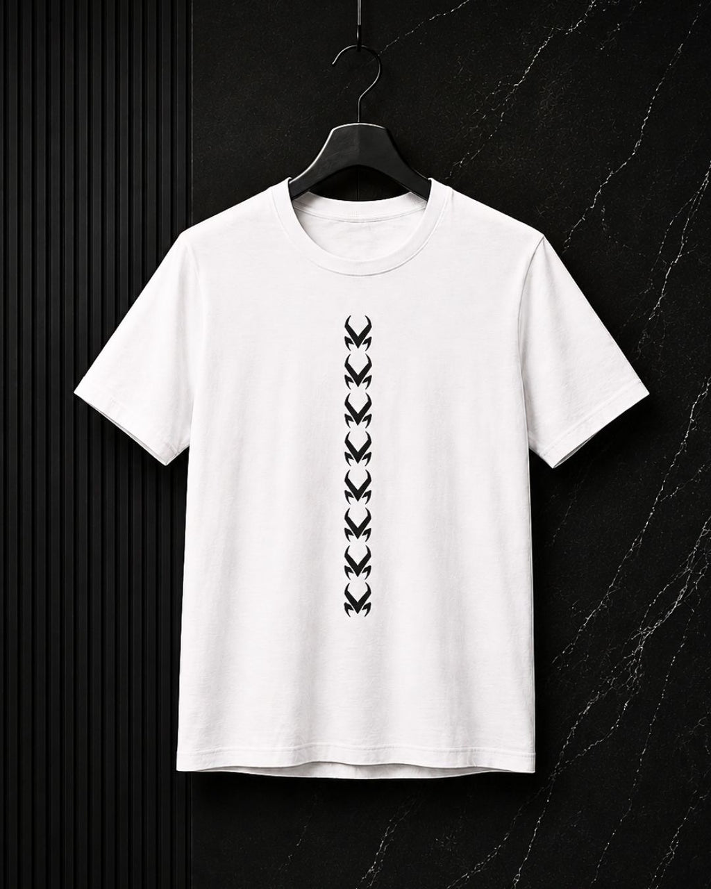 Minimalist Reversible Horns Graphic Tee.