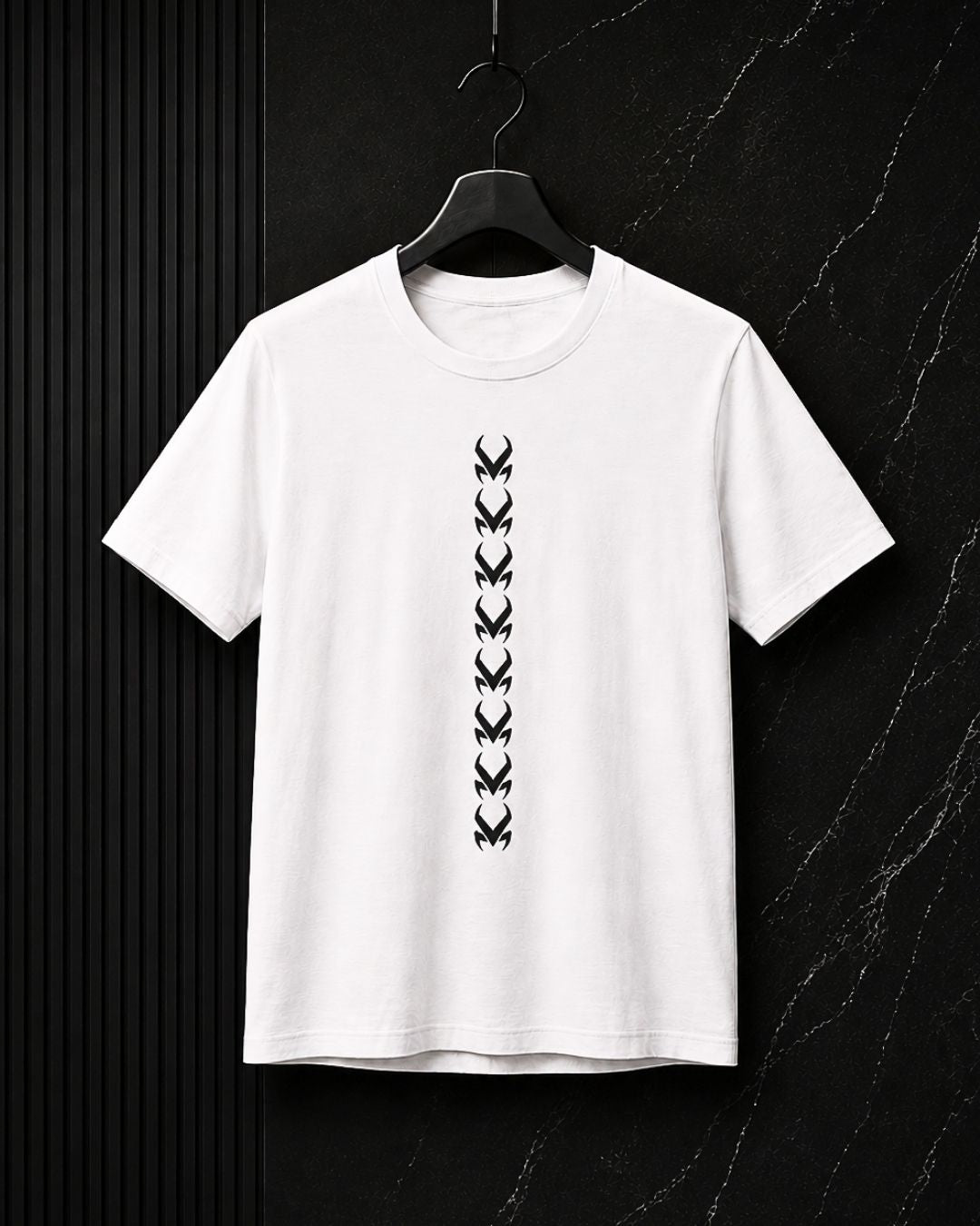 Minimalist Reversible Horns Graphic Tee.